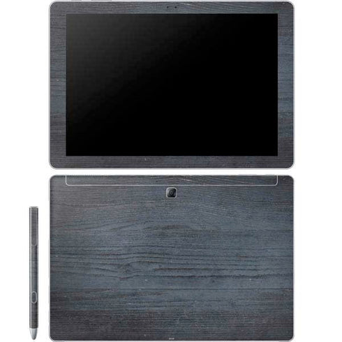 Charcoal Wood Galaxy Book 12in Skin