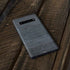 Charcoal Wood Galaxy S10 Skin