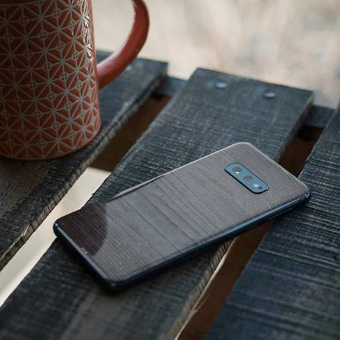 Charcoal Wood Galaxy S10e Skin
