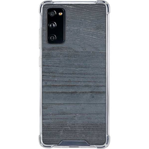 Charcoal Wood Galaxy S20 FE Clear Case