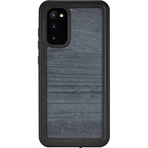Charcoal Wood Galaxy S20 Waterproof Case