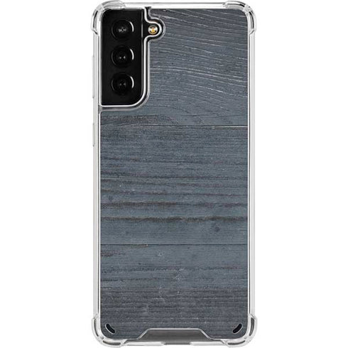 Charcoal Wood Galaxy S21 Plus 5G Clear Case