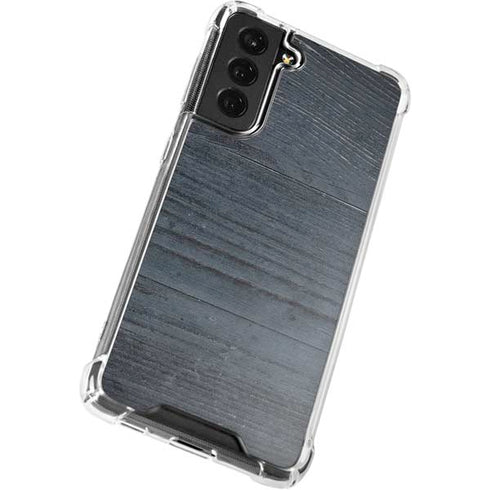 Charcoal Wood Galaxy S22 Plus Clear Case