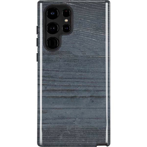 Charcoal Wood Galaxy S22 Ultra Pro Case