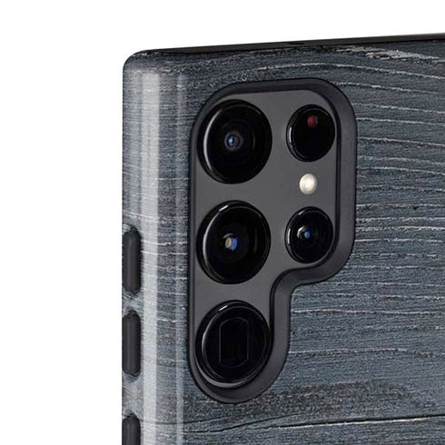 Charcoal Wood Galaxy S22 Ultra Pro Case