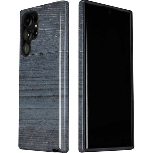 Charcoal Wood Galaxy S22 Ultra Pro Case