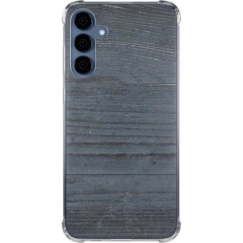 Charcoal Wood Galaxy S24 Clear Case