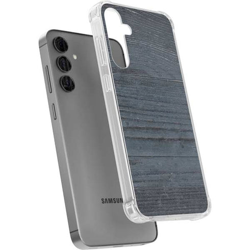 Charcoal Wood Galaxy S24 Plus Clear Case