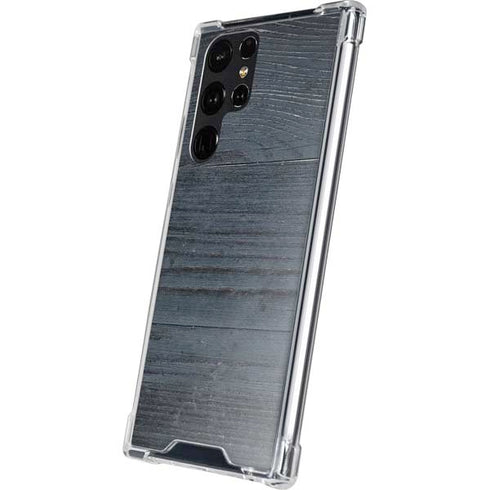 Charcoal Wood Galaxy S24 Ultra Clear Case