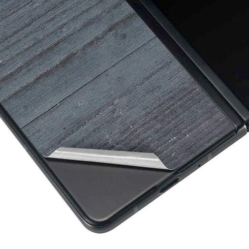 Charcoal Wood Galaxy Z Fold4 5G Skin