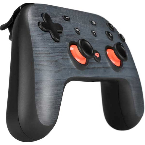 Charcoal Wood Google Stadia Controller Skin