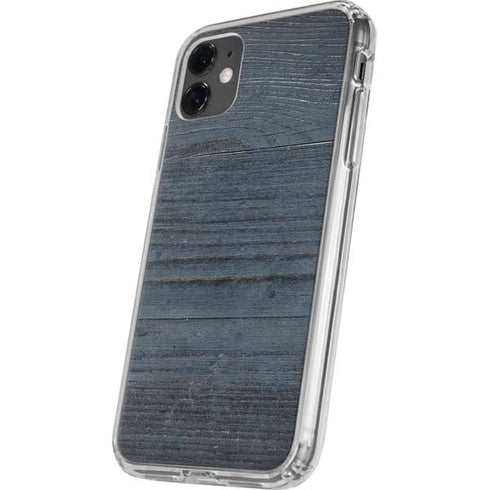 Charcoal Wood iPhone 11 Clear Case