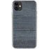Charcoal Wood iPhone 11 Clear Case