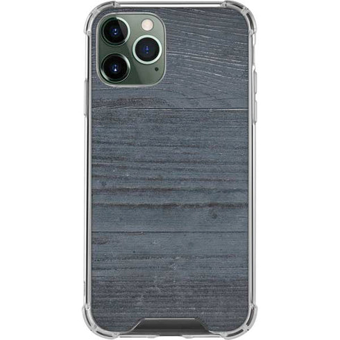 Charcoal Wood iPhone 12 Pro Clear Case