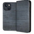 Charcoal Wood iPhone 13 Folio Case