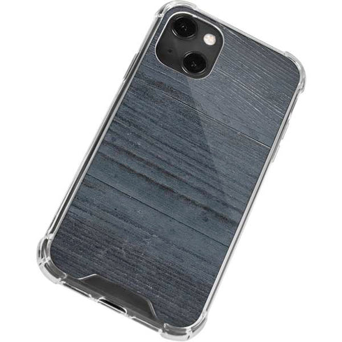 Charcoal Wood iPhone 13 Mini Clear Case