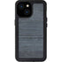 Charcoal Wood iPhone 13 Mini Waterproof Case