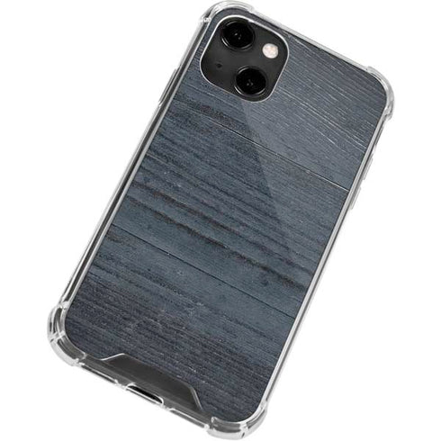 Charcoal Wood iPhone 14 Clear Case