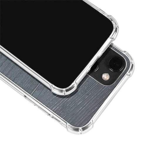 Charcoal Wood iPhone 14 Plus Clear Case
