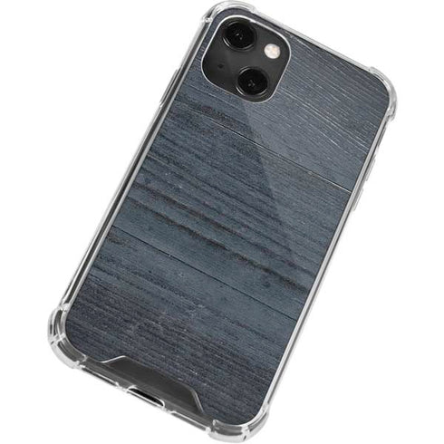 Charcoal Wood iPhone 14 Plus Clear Case