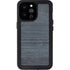 Charcoal Wood iPhone 14 Pro Max Waterproof Case