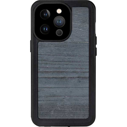Charcoal Wood iPhone 14 Pro Waterproof Case
