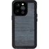 Charcoal Wood iPhone 15 Pro Waterproof Case