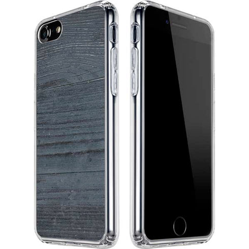 Charcoal Wood iPhone SE (2nd & 3rd Gen) Clear Case
