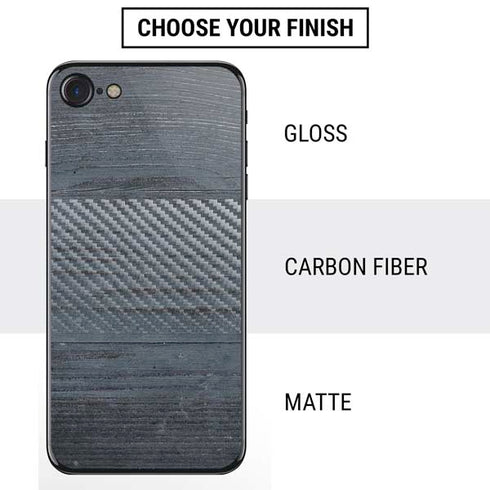 Charcoal Wood iPhone SE (2nd & 3rd Gen) Skin