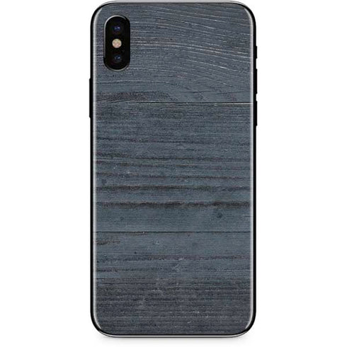 Charcoal Wood iPhone XS Skin