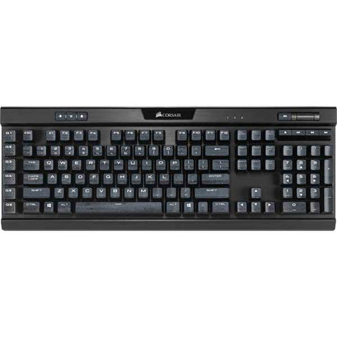 Charcoal Wood K95 RGB PLATINUM Mechanical Gaming Keyboard Skin