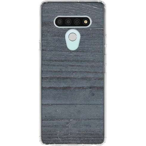 Charcoal Wood LG Stylo 6 Clear Case