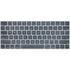 Charcoal Wood Magic Keyboard Skin