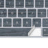 Charcoal Wood Magic Keyboard Skin