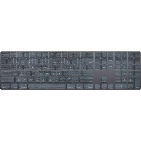 Charcoal Wood Magic Keyboard with Numeric Keypad Skin