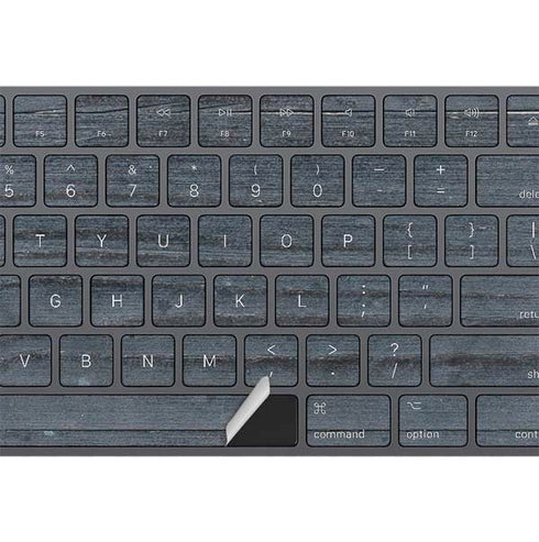 Charcoal Wood Magic Keyboard with Numeric Keypad Skin