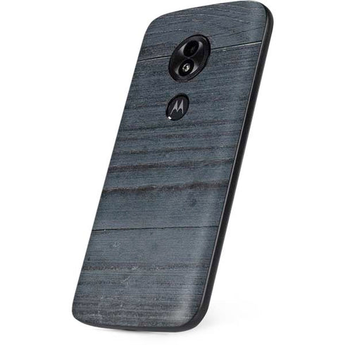 Charcoal Wood Moto E5 Play Skin