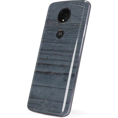 Charcoal Wood Moto E5 Plus Skin