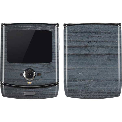 Charcoal Wood Motorola RAZR Skin