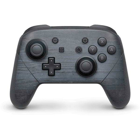 Charcoal Wood Nintendo Switch Pro Controller Skin