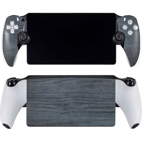Charcoal Wood PlayStation Portal Remote Player Skin