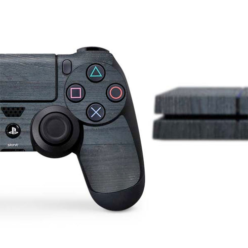 Charcoal Wood PS4 Console and Controller Bundle Skin