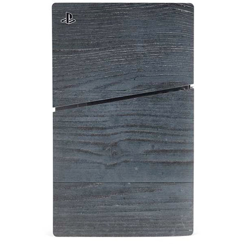 Charcoal Wood PS5 Slim Disk Console Skin