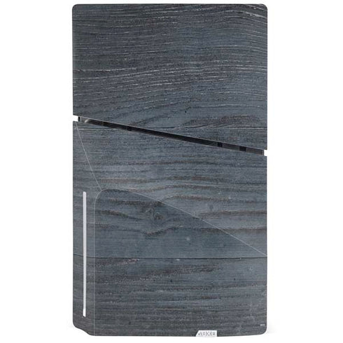 Charcoal Wood PS5 Slim Disk Console Skin