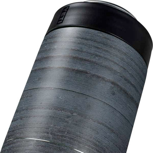 Charcoal Wood Yeti Colster Can Insulator Skin