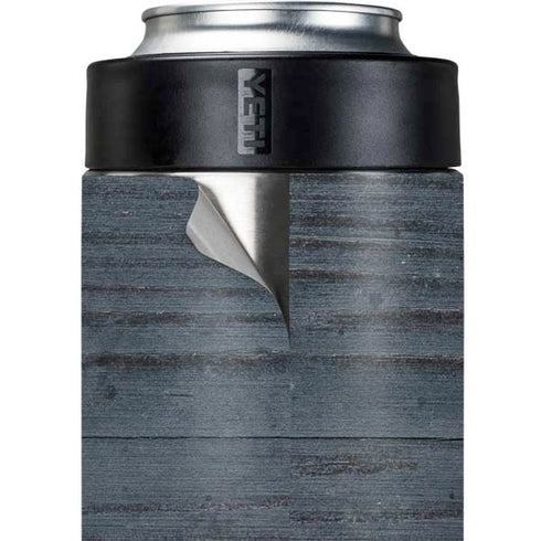 Charcoal Wood Yeti Colster Can Insulator Skin