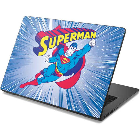 DC Comics Superman Vintage Action Pose Dell Chromebook Skin