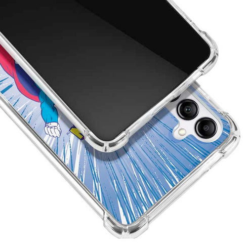 DC Comics Superman Vintage Action Pose Galaxy A14 5G Clear Case