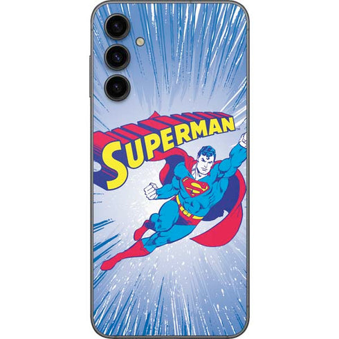 DC Comics Superman Vintage Action Pose Galaxy A14 5G Skin