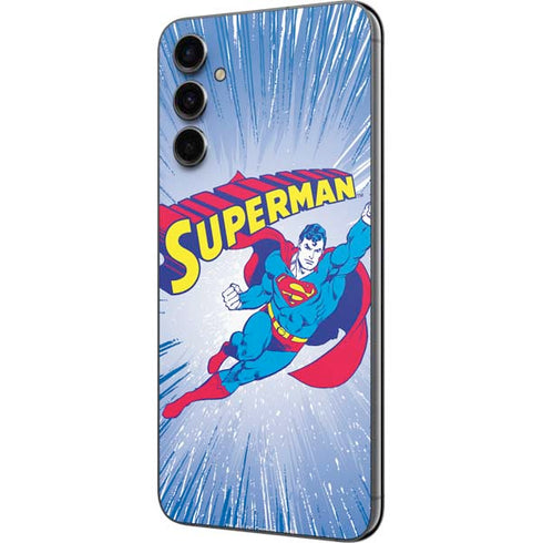 DC Comics Superman Vintage Action Pose Galaxy A14 5G Skin